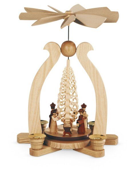 Müller Seiffen Bogenpyramide Christi Geburt für 4 Pyramidenkerzen Müller Seiffen Bogenpyramide Christi Geburt für 4 Pyramidenkerzen von Müller Seiffen