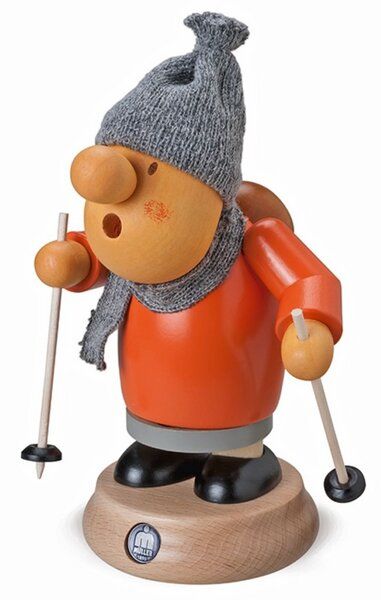Müller Seiffen Müllerchen -Winterwanderer- die Räuchermännchen mit der Knollennase Müller Seiffen Müllerchen -Winterwanderer- die Räuchermännchen mit der Knollennase von Müller Seiffen