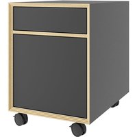 Müller Small Living - Bridge Container, Türanschlag links, anthrazit von Müller Small Living