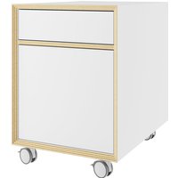 Müller Small Living - Bridge Container, Türanschlag links, weiß von Müller Small Living