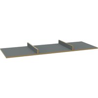 Müller Small Living - Bridge untere Ablage für Schreibtisch, anthrazit von Müller Small Living