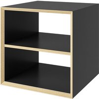 Müller Small Living - Vertiko Dice Beistelltisch, schwarz matt von Müller Small Living