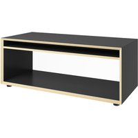 Müller Small Living - Vertiko Loop Beistelltisch, schwarz matt von Müller Small Living