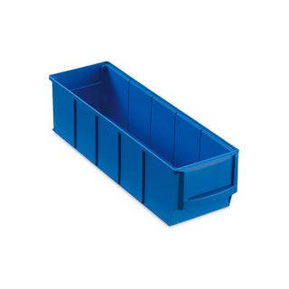12 Industriebox Lagerbox Lagerkasten Universalbox 300x91x81 mm blau von Müller & Sohn