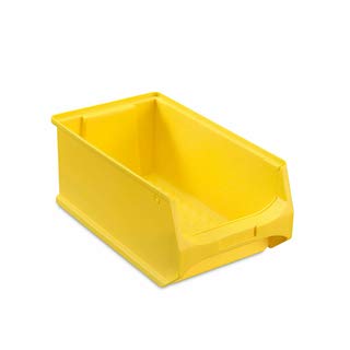 18 Sichtlager Lager Box Kasten Kiste Stapelbox 350x200x150mm gelb von Müller & Sohn