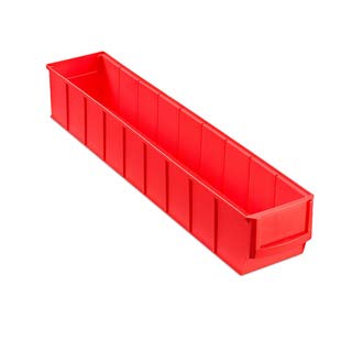 48 Stapelkiste Lagerbox Lagerkästen Universalbox 500x91x81 mm rot von Müller & Sohn