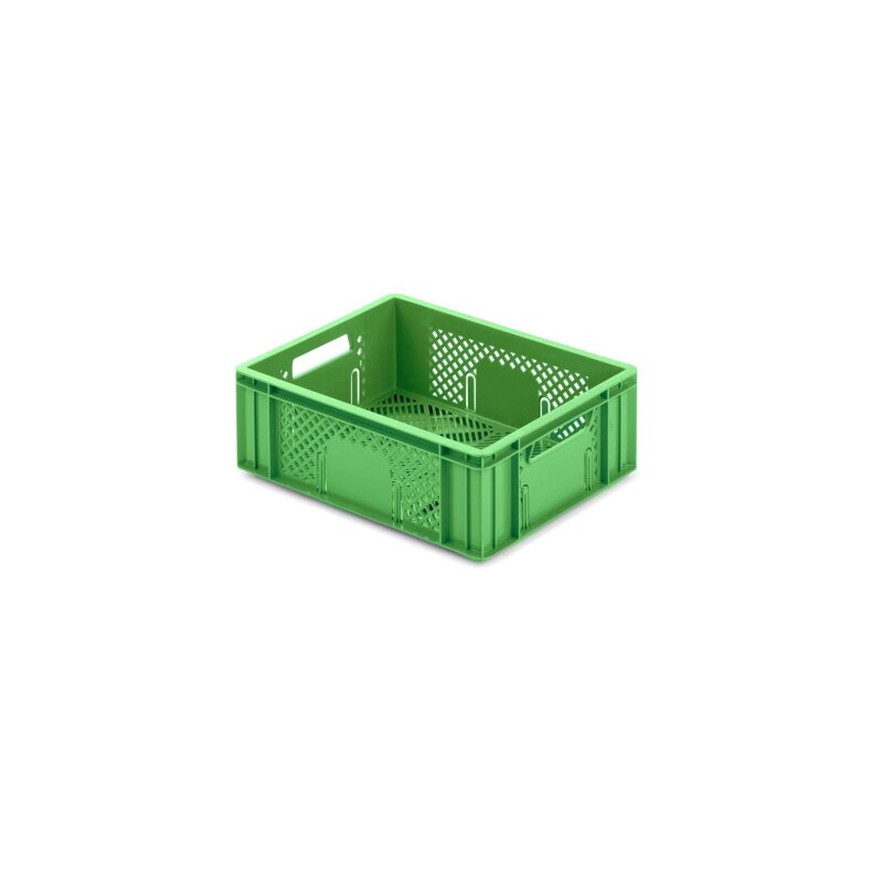 Obst- und Gemüsekasten Verkaufskiste Marktkasten - 400x300x142mm - Grün Obst- und Gemüsekasten Verkaufskiste Marktkasten - 400x300x142mm - Grün von Müller & Sohn Kunststofferzeugnisse GmbH + Co KG