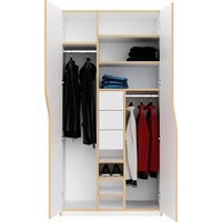 Müller SMALL LIVING Kleiderschrank "PLANE Ausstattung Nr. 2" von Müller Small Living