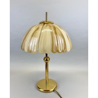 Vintage Brass Table Lamp With Acrylic Shade 1970S von Muellerexclusiv