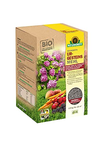 Neudorff UrgesteinsMehl 2,5 Kg mit Mineralen und Spurenelementen zur Bodenverbesserung 2,38 EUR/1 Kg von Müllers Grüner Garten Shop