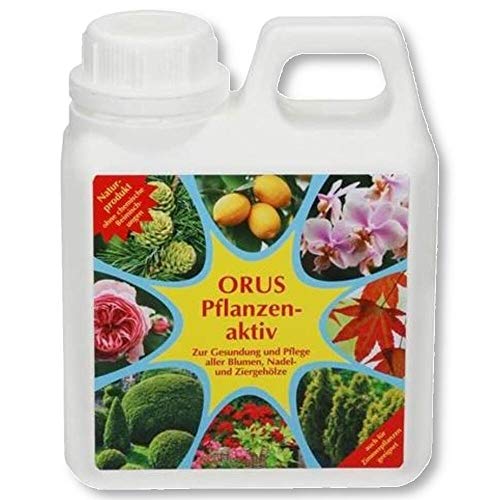 Orus Pflanzenaktiv Pflanzenhilfsmittel flüssiger Hilfsstoff für Pflanzen 1 Liter Flasche von Müllers Grüner Garten Shop