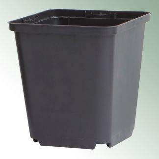 robuster Profi Anzuchttopf, Pflanztopf, eckig, 13x13cm, von Muellers-HomeandGarden