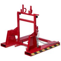 RR-Industrietechnik® Mülltonnenwender Typ RMW, BxTxH 1.000 x 1.000 x 1.080 mm, RAL 3000 feuerrot von RR-Industrietechnick