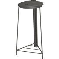 RENNER Müllsackständer Typ 8016 für 120-l-Müllsäcke, stationär, pulverbeschichtet, moosgrün von RENNER