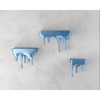 3Er-Set Drip Wandregale - Moderne Tropfen-Wand Deko in Wunschfarbe, Kreative Regal-Idee Für Wohn- Oder Gaming-Zimmer 3Er-Set Drip Wandregale - Moderne Tropfen-Wand Deko in Wunschfarbe, Kreative Regal-Idee Für Wohn- Oder Gaming-Zimmer von Muench3D