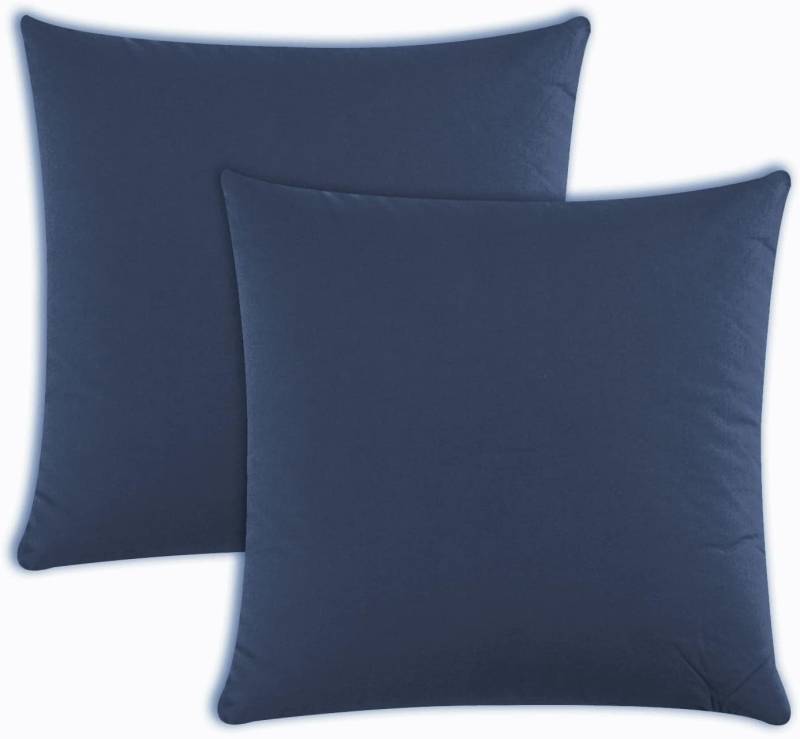 Müskaan Kissenbezug Kissenbezug 40x40 40x80 80x80 2er Pack Mikrofaser Kissenhülle, (2 Stück), mit Reißverschluss von Müskaan