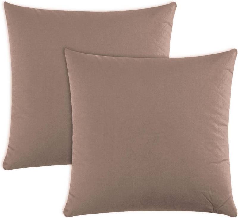 Müskaan Kissenbezug Kissenbezug 40x40 40x80 80x80 2er Pack Mikrofaser Kissenhülle, (2 Stück), mit Reißverschluss von Müskaan