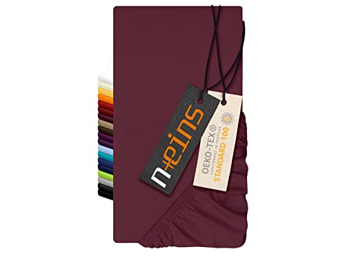 npluseins Luxus Wasserbett Spannbettlaken Bordeaux 180-200 x 200-220 cm npluseins Luxus Wasserbett Spannbettlaken Bordeaux 180-200 x 200-220 cm von npluseins