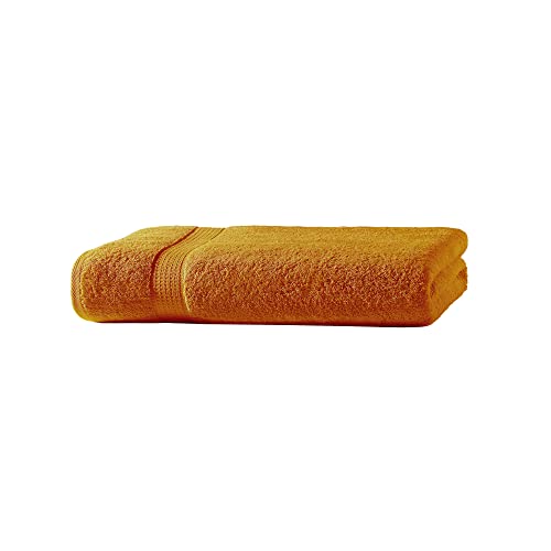 Müskaan® Handtuch Set - Frottierserie Elegance in 15 Farben und 4 Größen 500 g/m² Markenqualität (Terra-orange, 1 Badetuch 100x150 cm) von Müskaan