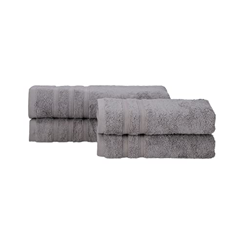 Müskaan Bambus Handtücher Set 2 Handtücher 50x100 + 2 Duschtücher 70x140 - Samtweich und Saugstark - 50% Bambus 50% Baumwolle - Oeko-Tex 100 Zertifiziert - Kiesel Müskaan Bambus Handtücher Set 2 Handtücher 50x100 + 2 Duschtücher 70x140 - Samtweich und Saugstark - 50% Bambus 50% Baumwolle - Oeko-Tex 100 Zertifiziert - Kiesel von Müskaan