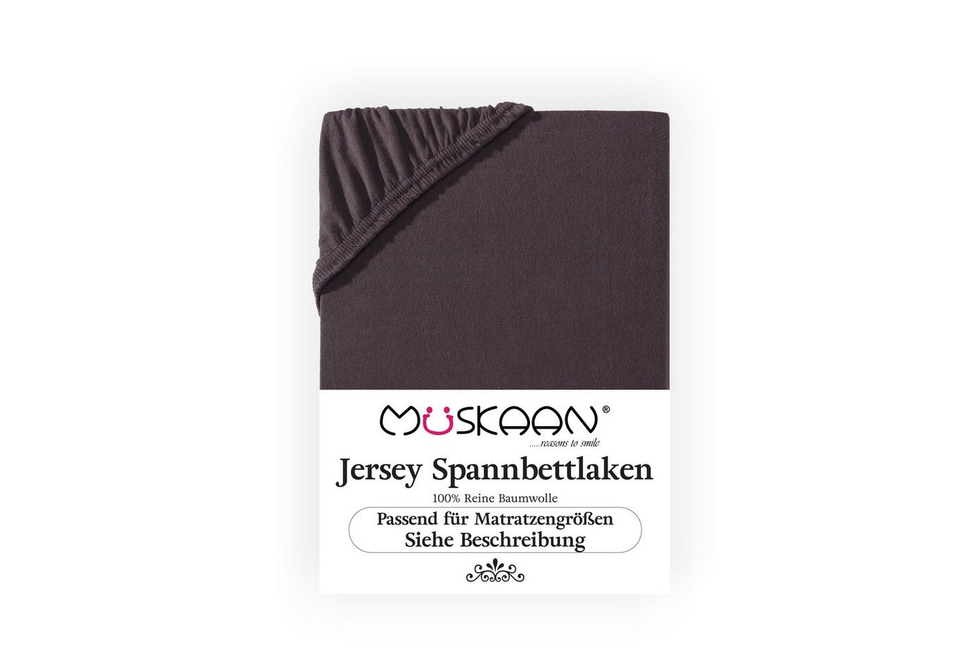 Müskaan Spannbettlaken Spannbetttuch Bettlaken Spannbetttücher Leintuch 100% Baumwolle, Jersey, Gummizug: Rundumgummizug, Matratzen Bezug bis 22cm Matratzenhöhe Müskaan Spannbettlaken Spannbetttuch Bettlaken Spannbetttücher Leintuch 100% Baumwolle, Jersey, Gummizug: Rundumgummizug, Matratzen Bezug bis 22cm Matratzenhöhe von Müskaan