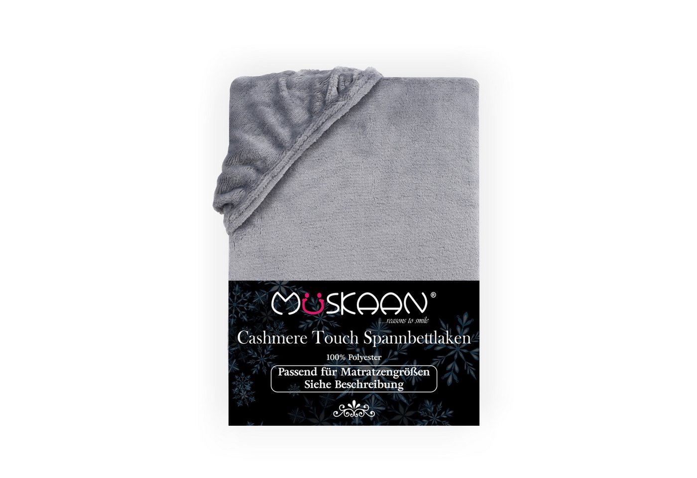 Müskaan Spannbettlaken Spannbetttuch Cashmere Touch Bettlaken Flausch Warm, Nicki, Gummizug: Rundumgummizug, Matratzen Bezug bis 22cm Matratzenhöhe Kuschelig Flauschig von Müskaan