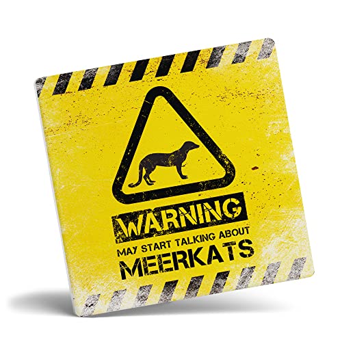 Mug Monster - Warning May Start Talking About Meerkats Lustige Geschenktasse - Keramik-Kaffeetasse/-tasse, Geschenk für Männer oder Frauen, extra große und riesige Tasse erhältlich, Untersetzer Mug Monster - Warning May Start Talking About Meerkats Lustige Geschenktasse - Keramik-Kaffeetasse/-tasse, Geschenk für Männer oder Frauen, extra große und riesige Tasse erhältlich, Untersetzer von Mug Monster