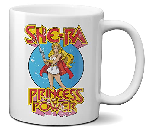 Mugtime (TM) – She-Ra Princess of Power Masters of Universe Comics Classic Retro Tee Kaffee Tasse Keramik 330 ml von Mug Time ideas, creativity & customisation