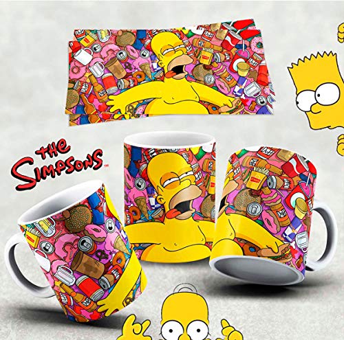 Mugtime (TM) – Simpsons Homer Drunk – einzigartiges Design – Lustige Keramiktasse für Kaffee und Tee – 330 ml von Mug Time ideas, creativity & customisation