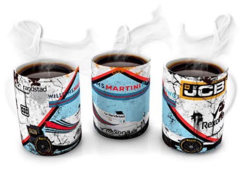 Mugtime (TM) – Williams Formel 1 Team Formel 1 Öl Dose Auto Kaffee Tee Tasse Keramik Tasse – 330 ml von Mug Time ideas, creativity & customisation