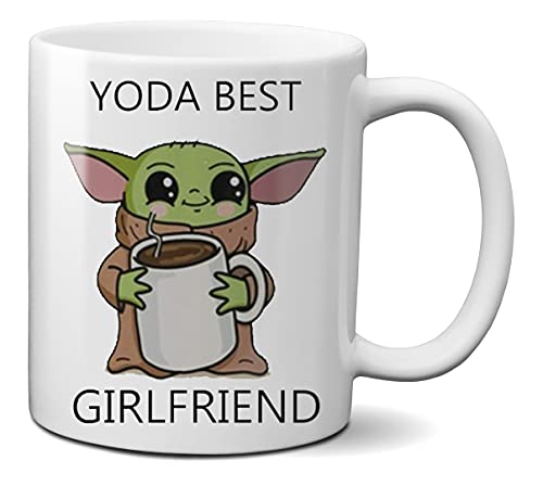 Mugtime (TM) – Yoda – Beste Freundin – Retro Funny Star Wars Kaffee Tee Keramik 330 ml von Mug Time ideas, creativity & customisation