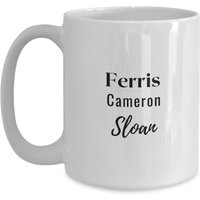 Achtziger Jahre Film Fan Geschenk, Ferris, Cameron, Sloan, Fan Geburtstagsgeschenk, 80Er Kaffeebecher, Kaffee Tee Tasse, Tasse von MugMinistry