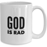 Christliche Kaffeetasse, Gott Ist Rad, Groß, Geschenk Für Christlichen Freund von MugMinistry