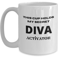 Diva Freund Geschenk, Glasur Kaffeetasse, Aktivator Kaffeebecher, Glamouröse Kaffeetasse Geschenk Für Frau, Bff, Freundin von MugMinistry