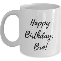 Happy Birthday Bro, Tasse Für Bruder, Hbd Bro Kaffeetasse, Geschenk Teetasse, Brother Geschenk, Kaffeetasse von MugMinistry