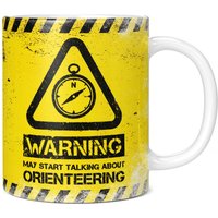 Achtung Kann Beginnen Sprechen Über Orienteering 11Oz Kaffeetasse/Tasse - Perfektes Geburtstagsgeschenk Für Sie Oder Ihn | Geschenk Männer Frauen von GiftMonsterCo