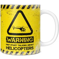 Achtung Kann Über Hubschrauber Sprechen 11Oz Kaffeetasse/Tasse - Perfektes Geburtstagsgeschenk Für Sie Oder Ihn | Geschenk Männer Frauen von GiftMonsterCo