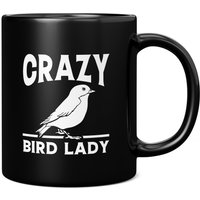 Crazy Bird Lady Becher Kaffeetasse, Geschenke Für Sie, Geschenkidee Vogelliebhaber, Vogelgeschenke, Lustige Neuheit Vogelbecher von GiftMonsterCo