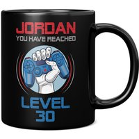 Level 30 Gamer Tasse, 30.geburtstagsgeschenk Für Ihn, Sie Haben Videospiel Controller Tasse Erreicht, Geburtstagsgeschenk Sohn, Jubiläumstasse von GiftMonsterCo