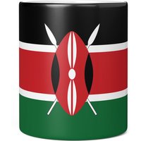 Kenya Full Wrap Flag 11Oz Kaffeetasse/Tasse - Perfektes Geburtstagsgeschenk Für Sie Oder Ihn | Geschenk Männer Frauen von GiftMonsterCo