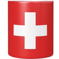 Switzerland Full Wrap Flag 11Oz Kaffeetasse/Tasse - Perfektes Geburtstagsgeschenk Für Sie Oder Ihn | Geschenk Männer Frauen von GiftMonsterCo