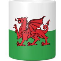 Wales Full Wrap Flag 11Oz Kaffeetasse/Tasse - Perfektes Geburtstagsgeschenk Für Sie Oder Ihn | Geschenk Männer Frauen von GiftMonsterCo