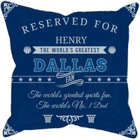 Dallas Personalisierte Basketball Kissenhülle, Einzigartiges Individuelles Geschenk Für Nba Fans, Weltgrößter Fan Kissenbezug von MugShotsHub