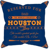 Houston Personalisierte Baseball Kissenhülle, Einzigartiges Individuelles Geschenk Für Mlb Fans, Weltweit Größter Fan Kissenbezug von MugShotsHub