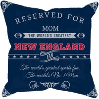 New England Personalisierte Fußball Kissenhülle, Einzigartiges Individuelles Geschenk Für Nfl Fans, Weltgrößter Fan Kissenbezug von MugShotsHub