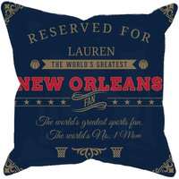New Orleans Personalisierte Basketball Kissenhülle, Einzigartiges Individuelles Geschenk Für Nba Fans, Weltgrößter Fan Kissenbezug von MugShotsHub