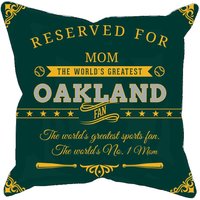 Oakland Personalisierte Baseball Kissenhülle, Einzigartiges Individuelles Geschenk Für Mlb Fans, Weltweit Größter Fan Kissenbezug von MugShotsHub