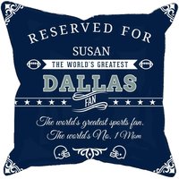 Personalisierte Dallas Football Kissenhülle, Einzigartiges Individuelles Geschenk Für Nfl Fans, Weltweit Größter Fan Kissenbezug von MugShotsHub