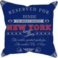 Personalisierte New York Football Kissenhülle, Einzigartiges Individuelles Geschenk Für Einen Ny Fan, Nfl American Super Bowl Kissenbezug von MugShotsHub