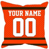 Personalisierter Cleveland Jersey Style Kissenbezug, Einzigartiger Individueller Kissenbezug Geschenk Für Ultimative Nfl Fans, Wählen Sie Ihren von MugShotsHub